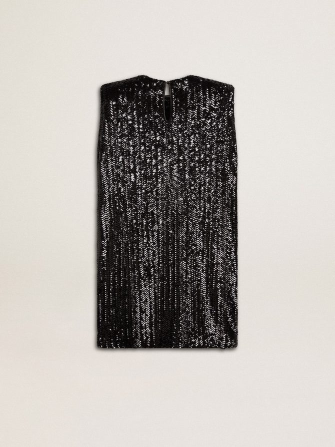 Women’s black sequin dress - Image 6
