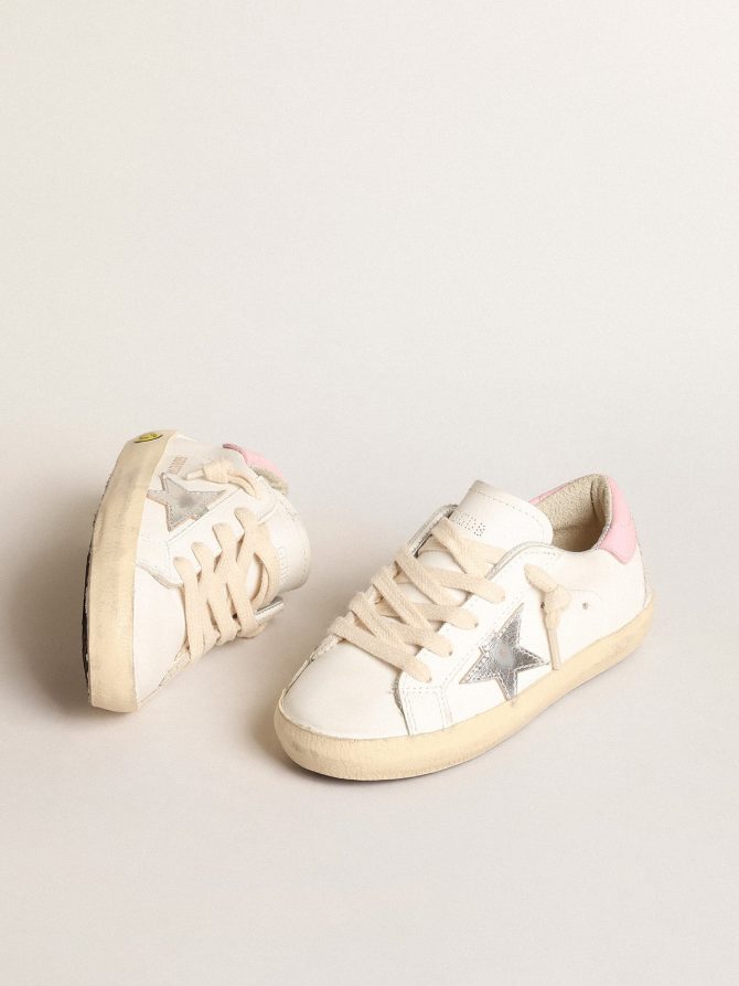 Super-Star Young with silver leather star and pink heel tab - Image 2