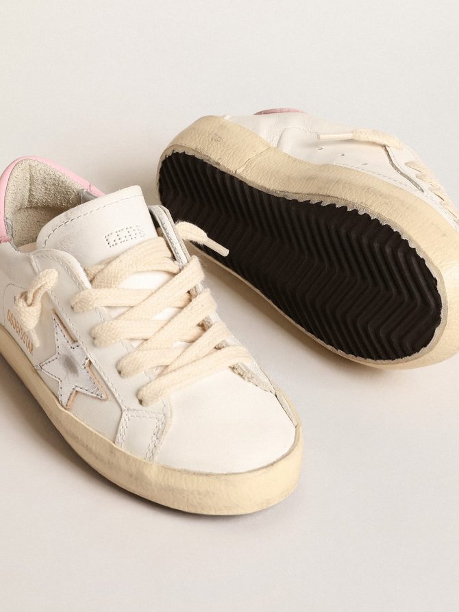 Super-Star Young with silver leather star and pink heel tab - Image 3