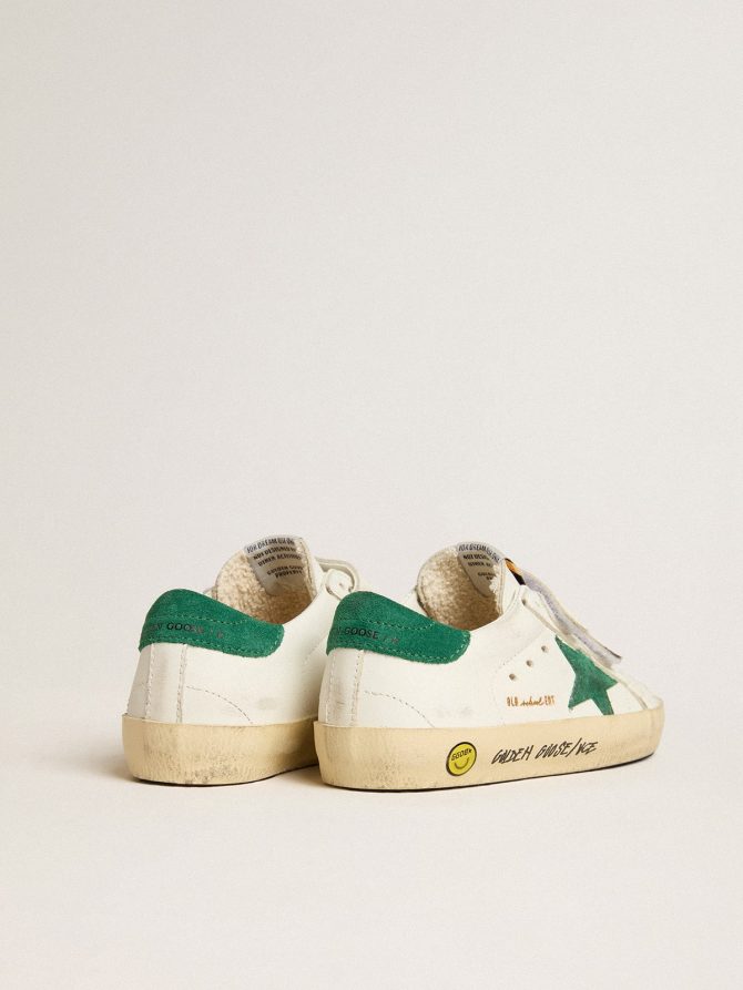 Old School Young with green suede star and heel tab - Image 4
