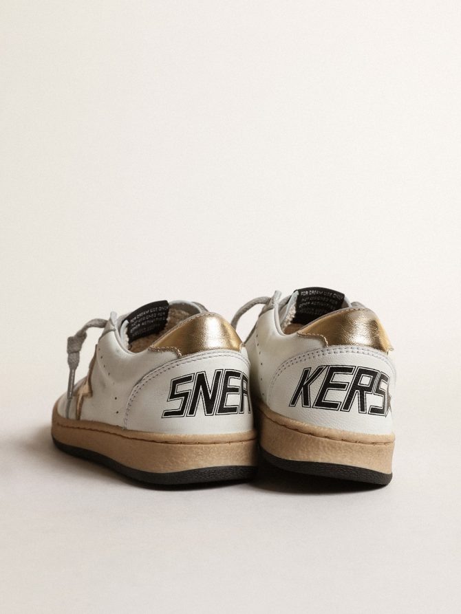Ball Star Young with gold metallic leather star and heel tab - Image 4