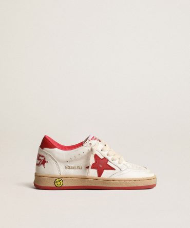 Ball Star Young in nappa with red leather star and heel tab