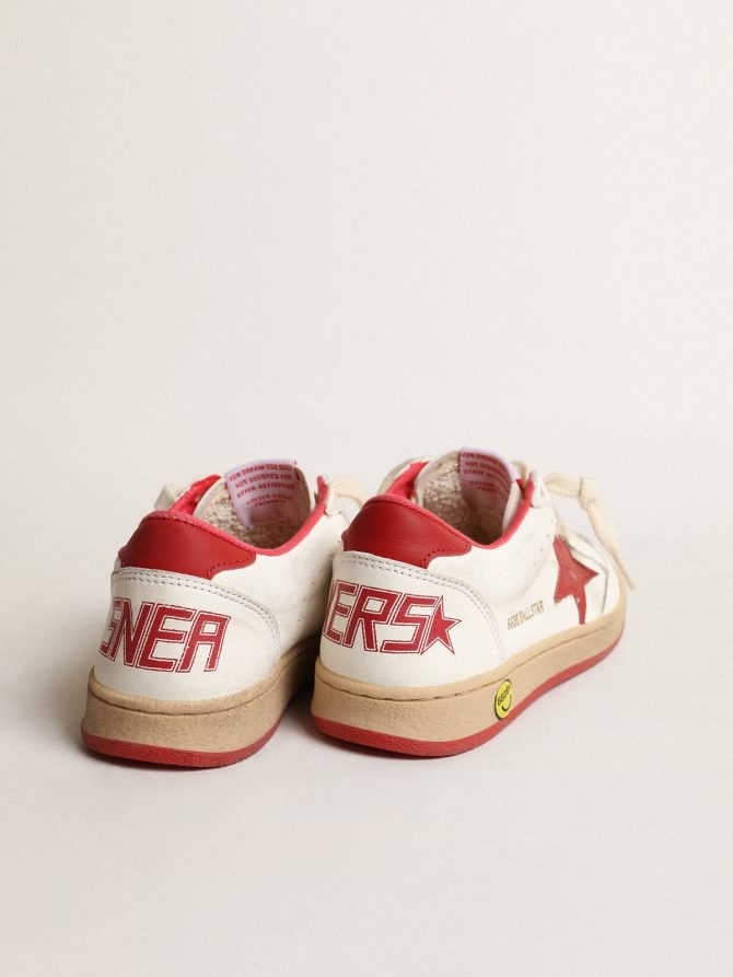 Ball Star Young in nappa with red leather star and heel tab - Image 5