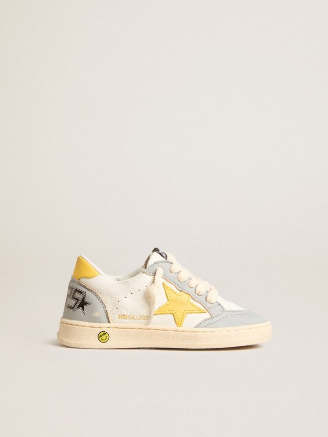 Ball Star Junior with yellow leather star and heel tab