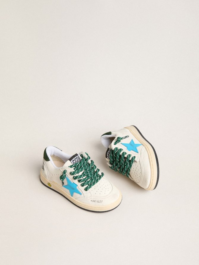 Young Ball Star with turquoise star and green suede heel tab - Image 2